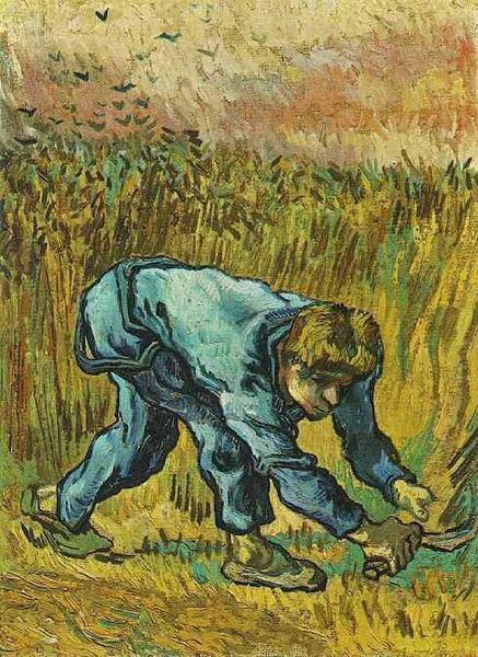 Vincent Van Gogh Reaper with Sickle china oil painting image